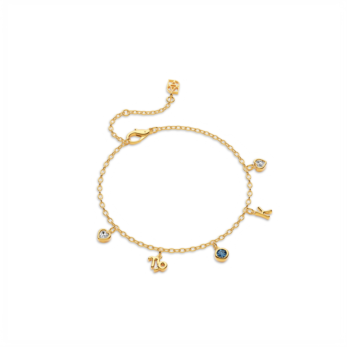 Made Mine Fine Charm Bracelet (Gold)