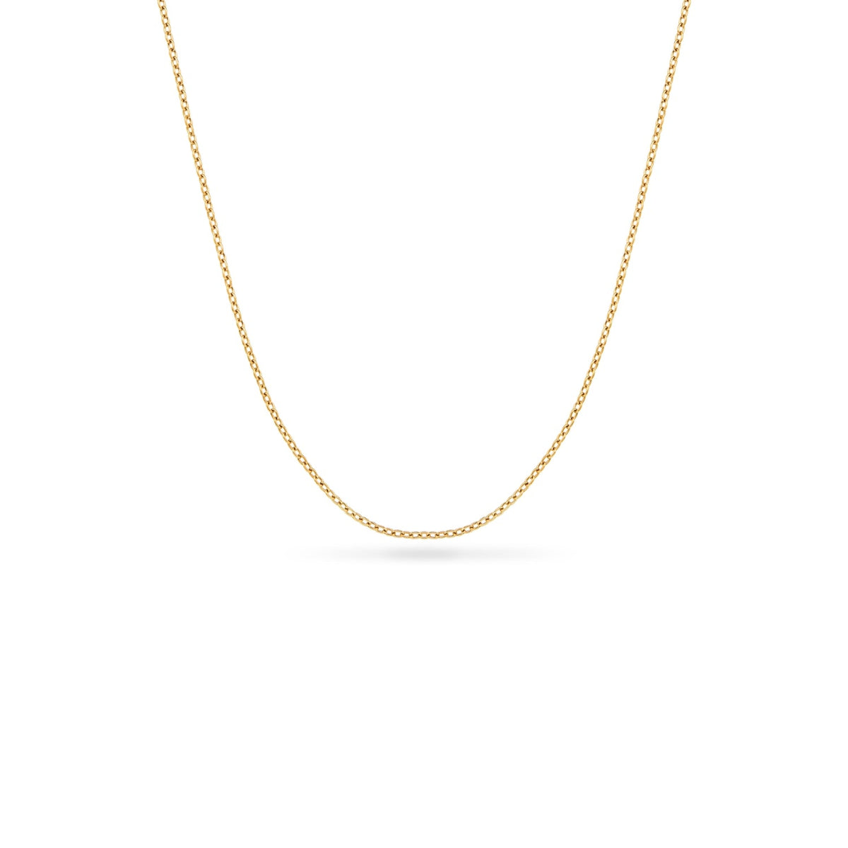 Mini Written In The Stars Initial Tag Necklace (Gold)