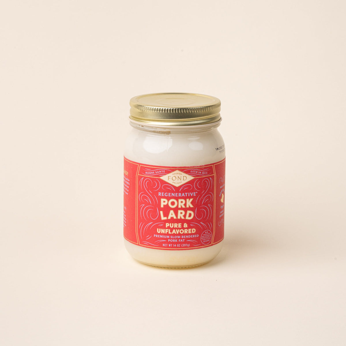 Regenerative Pork Lard