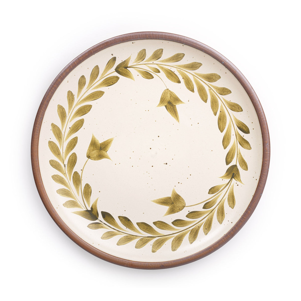 Hand Painted Serving Platter, Tulip Crown