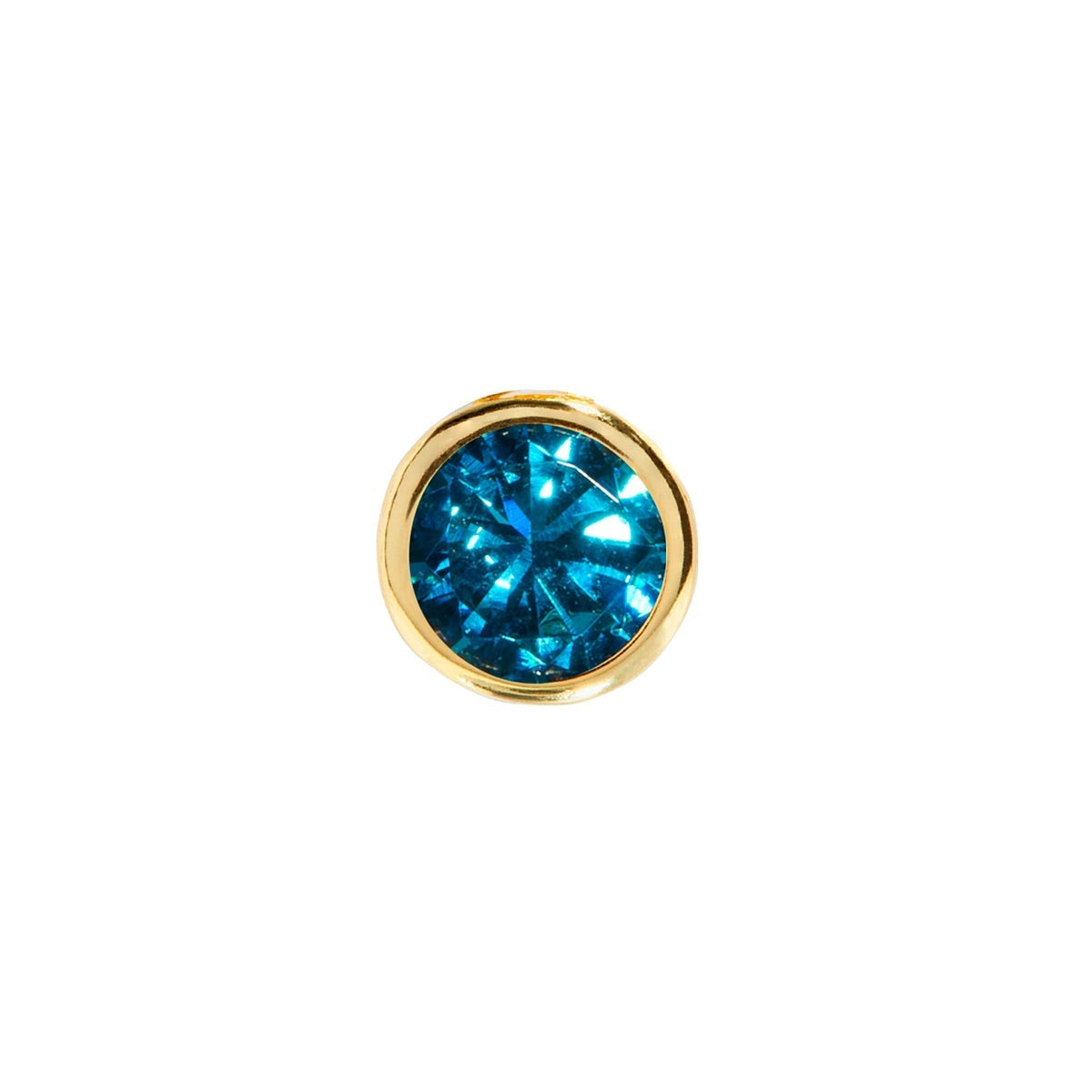 Double Initial Icon - Birthstone (Gold)
