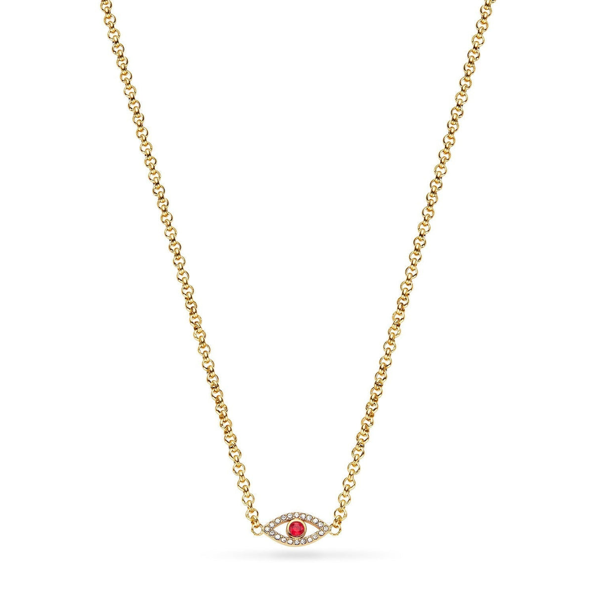 Custom Evil Eye Necklace (Gold)