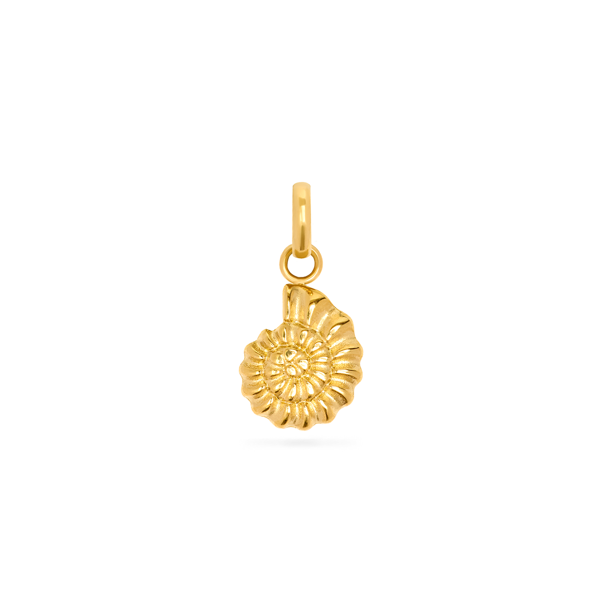 Molten Shell Pendant (Gold)
