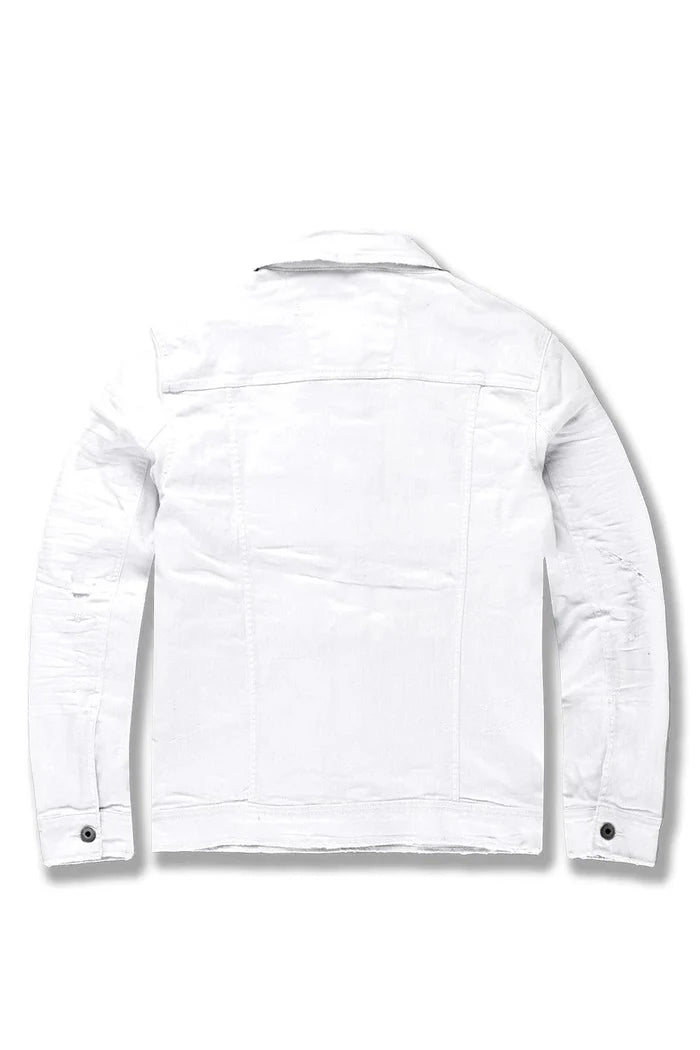 JORDAN CRAIG-TRIBECA TWILL TRUCKER JACKET (WHITE)JJ990