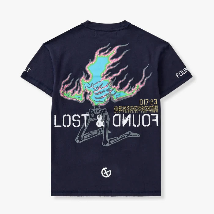GALA-LOST & FOUND TEE (OXFORD NAVY—G-SS-23-07