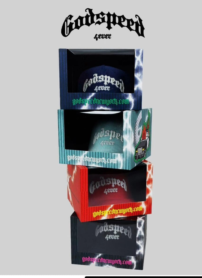 GODSPEED GS FOREVER TRUCKER HAT - RED-WHITE-BLUE - O/S