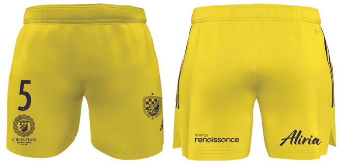 GOLD COAST KNIGHTS Women's Condivo Home Goalkeeper Shorts (HB5391-755-2246) GOLD COAST KNIGHTS 2 Adidas Club Zone