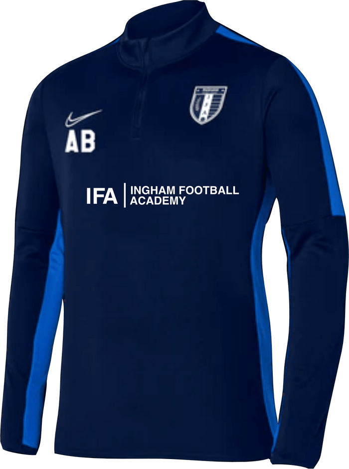 INGHAM FOOTBALL ACADEMY Men's Academy 23 Drill Top (DR1352-451) INGHAM FOOTBALL ACADEMY Nike Club Zone