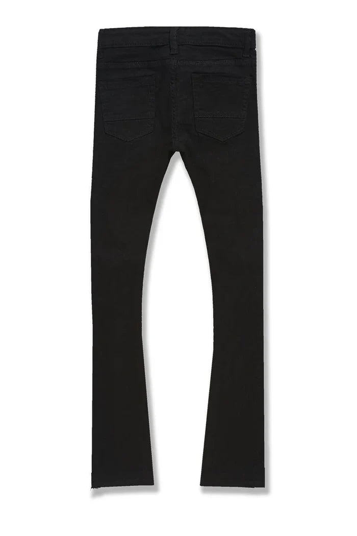 JORDANCRAIG-KIDS STACKED ROCKPORT DENIM (JET BLACK)-JTF1167RK
