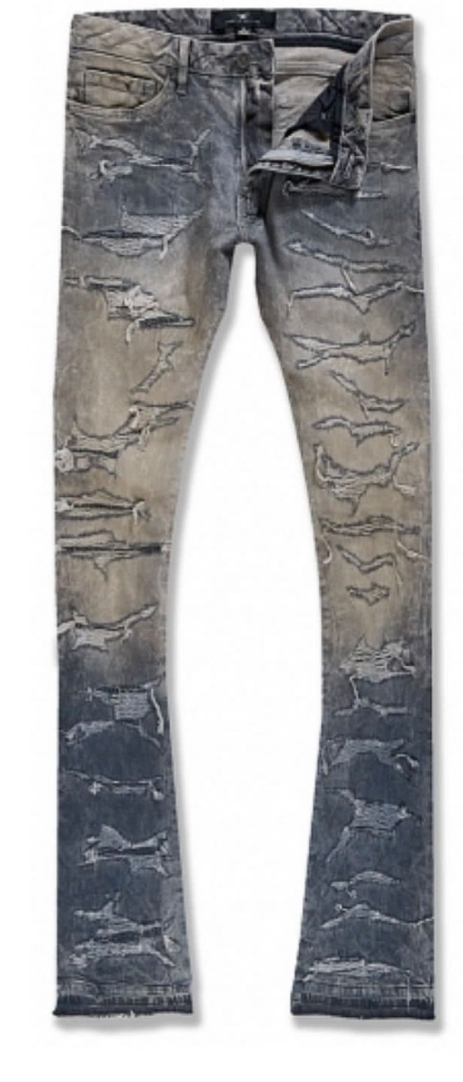 MARTIN STACKED - WOLVERINE DENIM (SANDSTORM)JTF1177