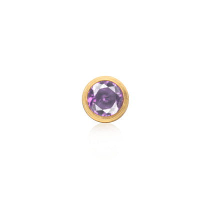 Double Initial Icon - Birthstone (Gold)