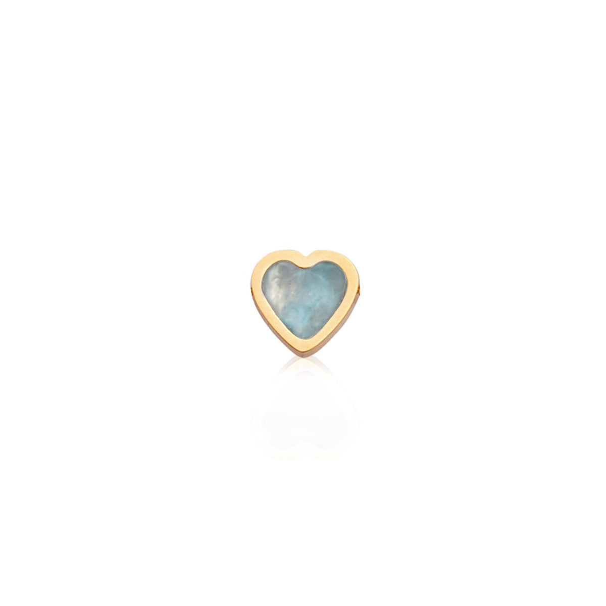 Made Mine Charms - Heart Birthstone Charms (Gold)