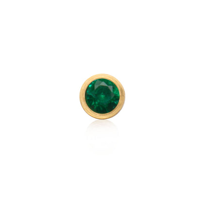 Double Initial Icon - Birthstone (Gold)