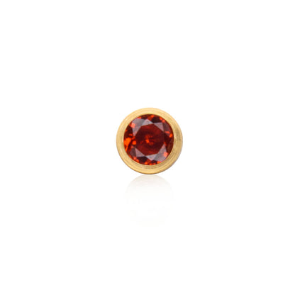 Double Initial Icon - Birthstone (Gold)