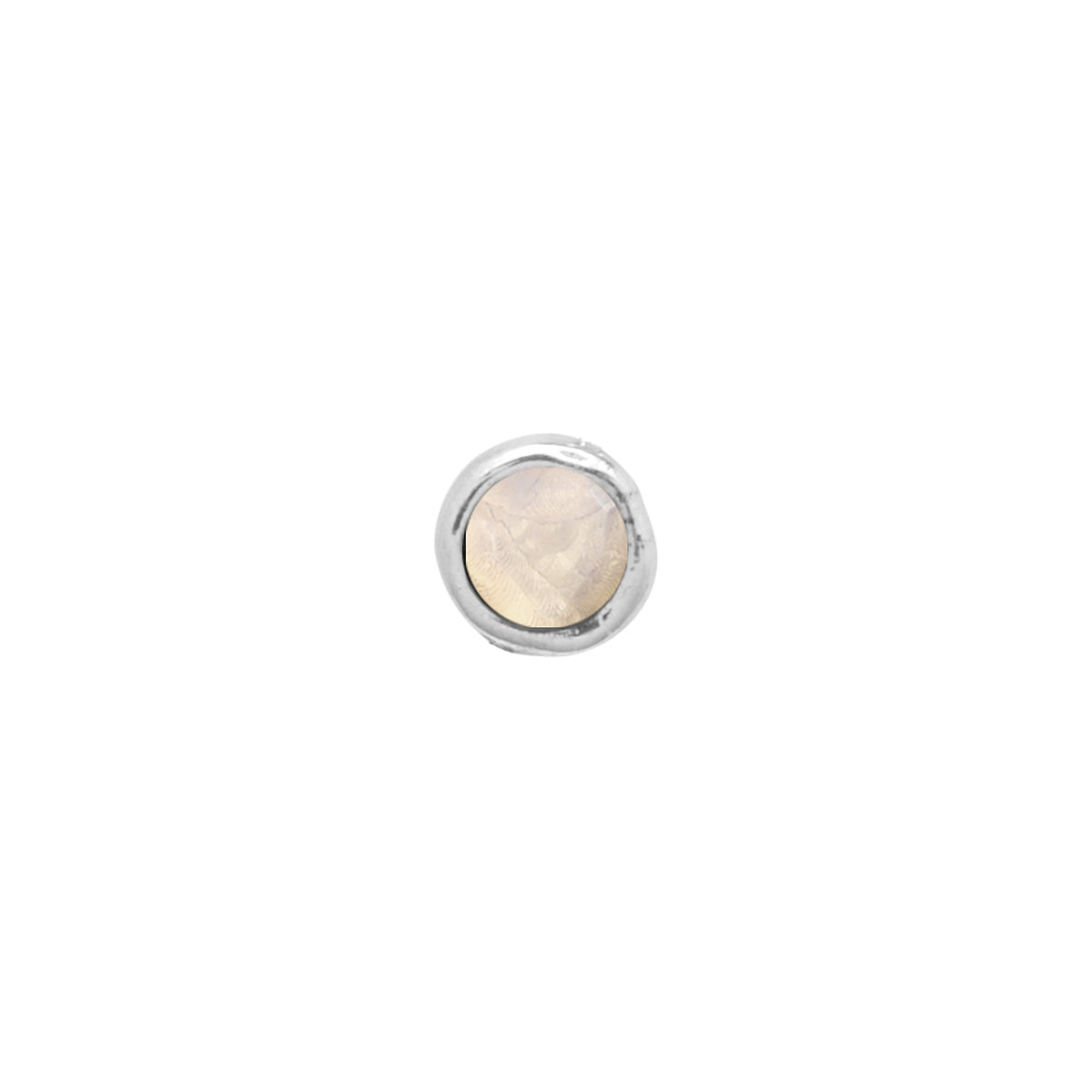 Made Mine Charms - Round Birthstone Charms (Silver)