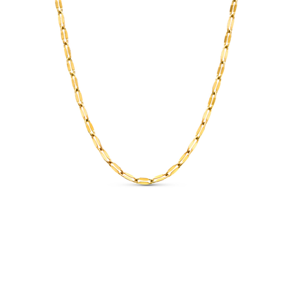 Mother of Pearl Cushion Necklace (Gold)