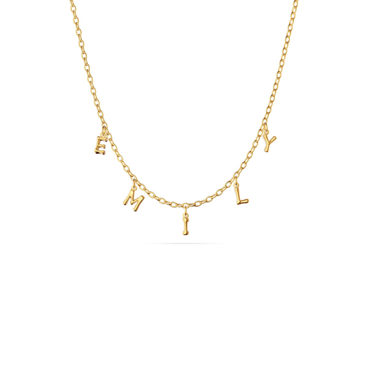 Made Mine Fine Name Necklace (Gold)