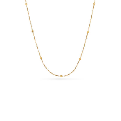Ocean Charms Sun Necklace (Gold)