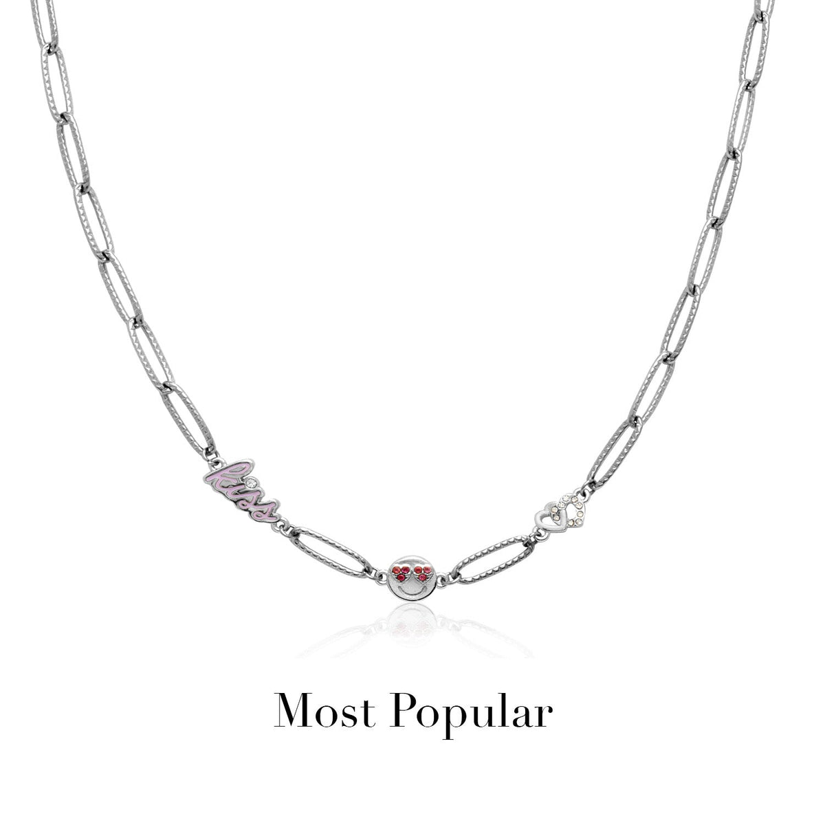 Made Mine Charm Necklace (Silver)
