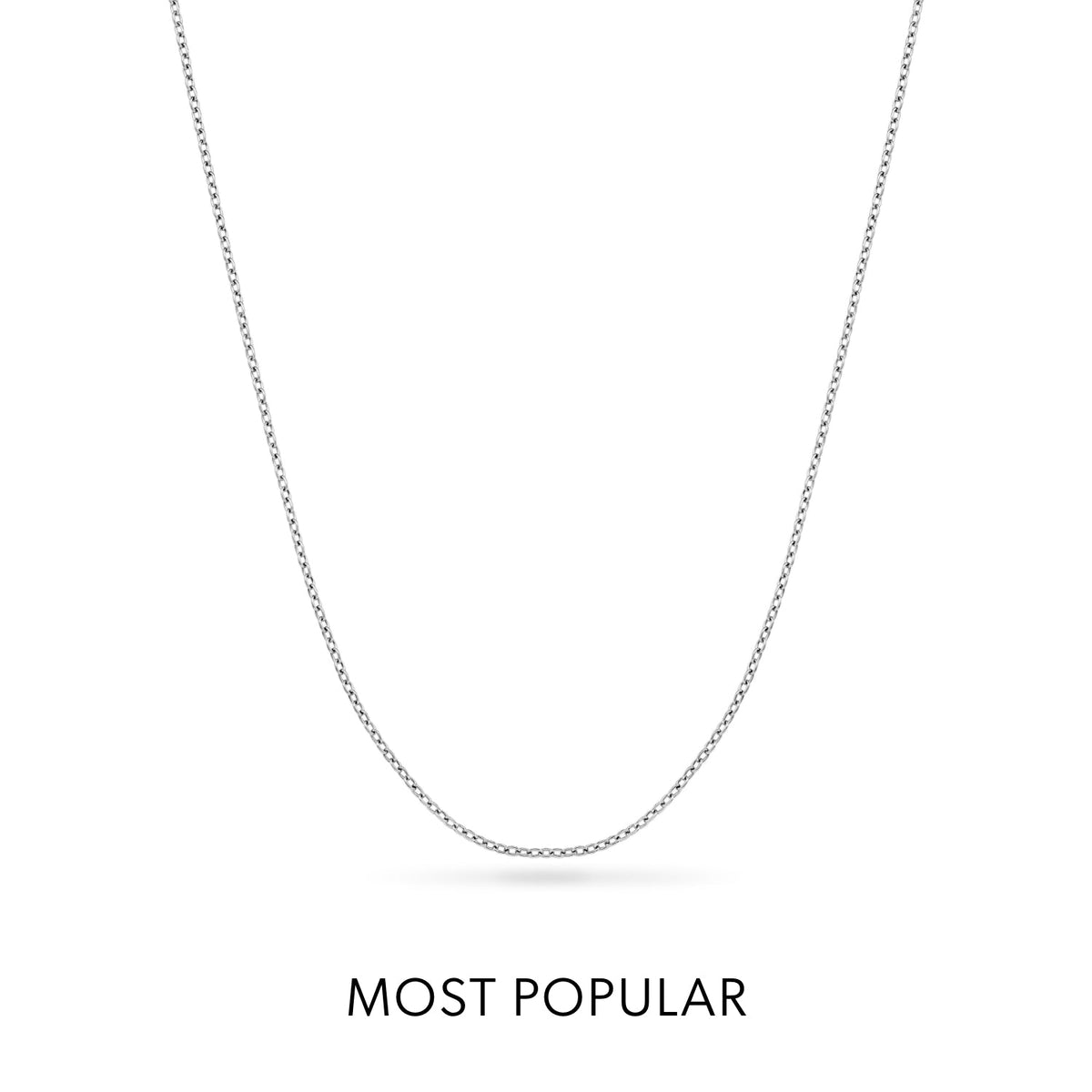 Layering Fine Chain Necklace (Silver)