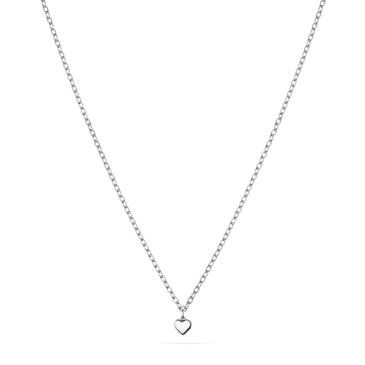 Fine Single Charm Necklace (Silver)
