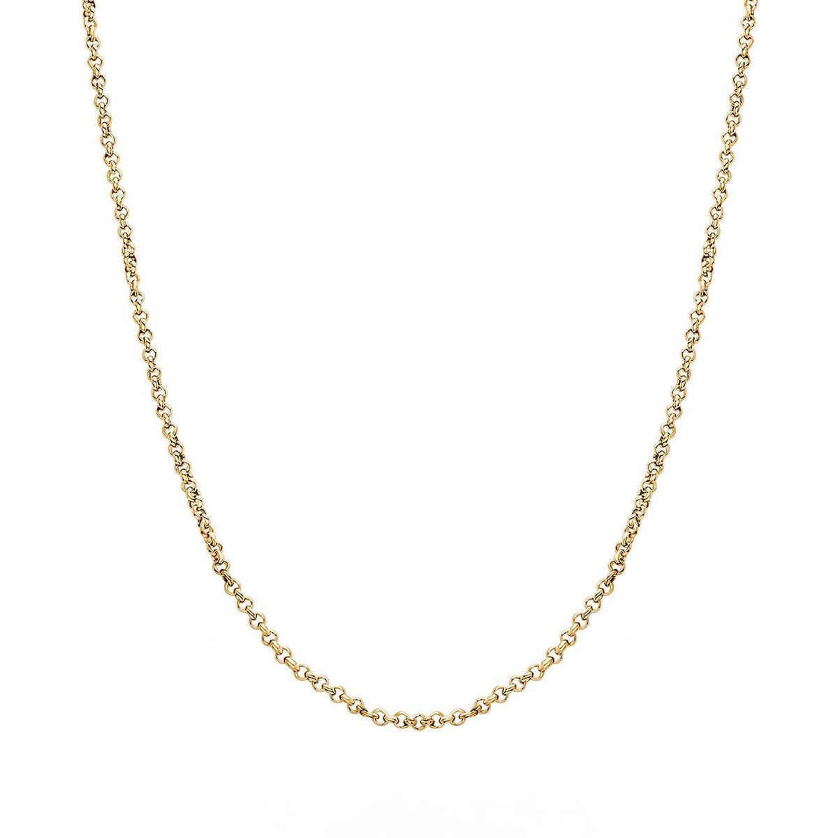Layering Box Chain Necklace (Gold)
