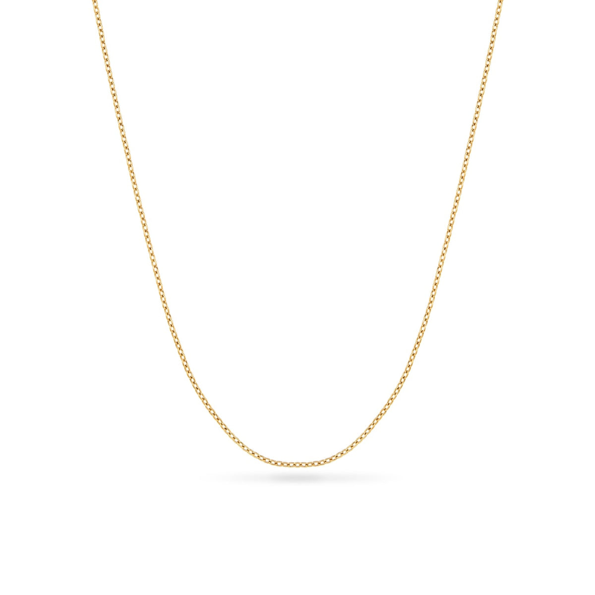 Chocolate Brown Heart Necklace (Gold)