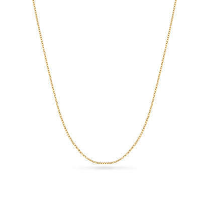 Chocolate Brown Heart Necklace (Gold)