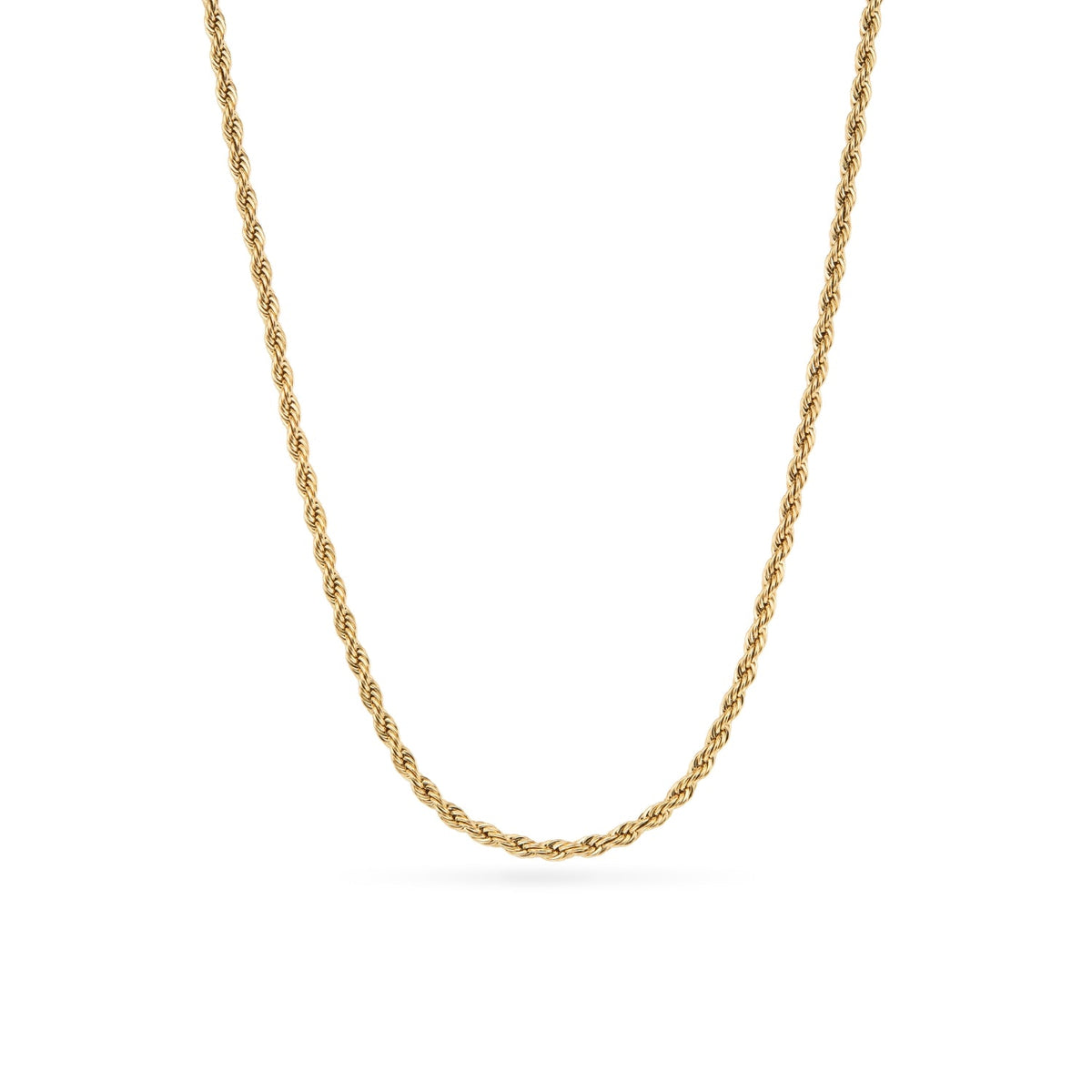Double Heart Token Fingerprint Necklace (Gold & Silver)