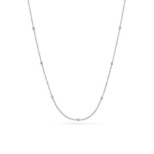 Sphere Chain Necklace (Silver)
