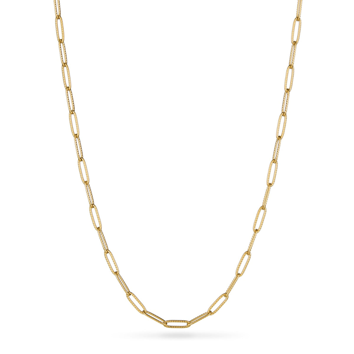 Round Photo Locket Sphere Necklace (Gold)