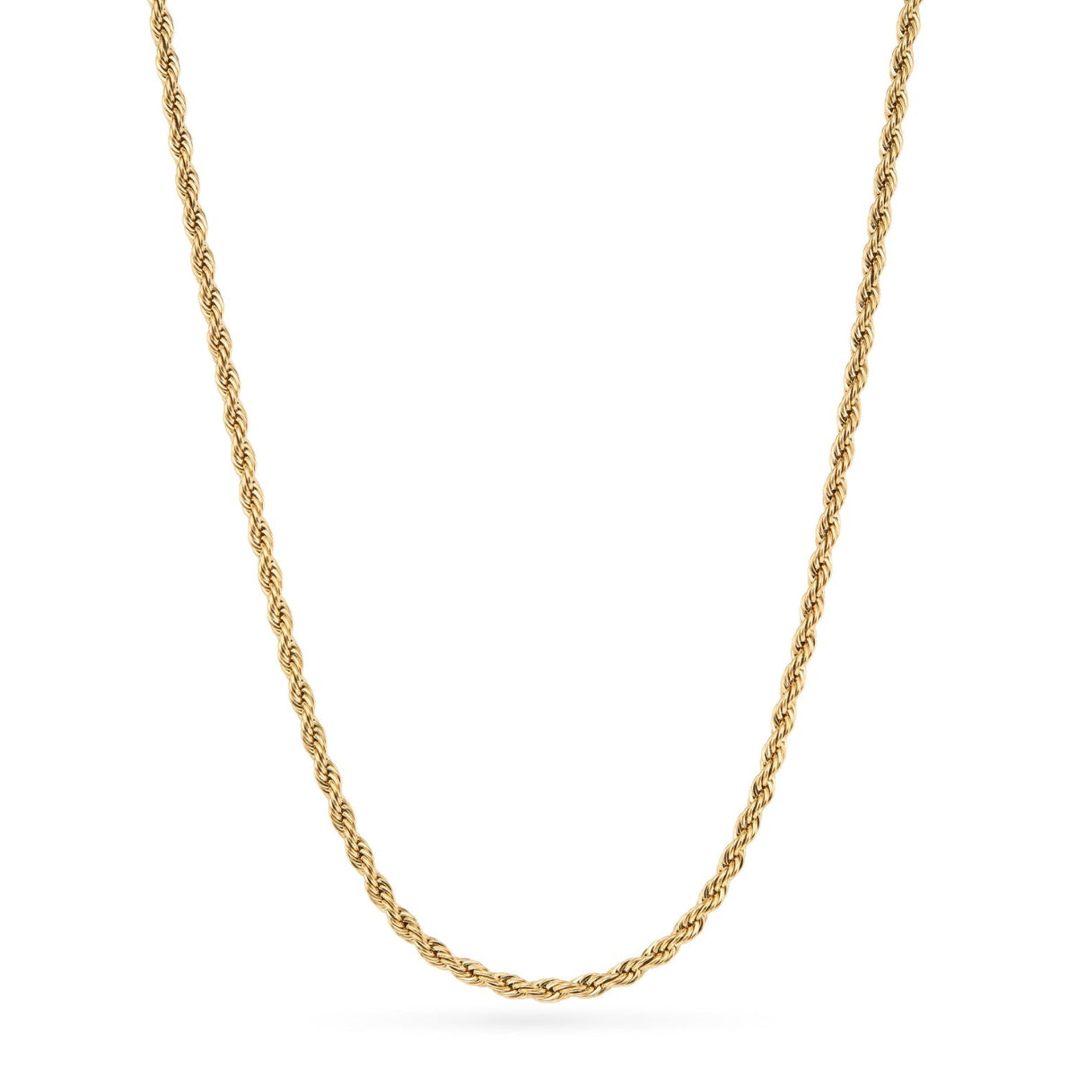 Chocolate Brown Heart Necklace (Gold)