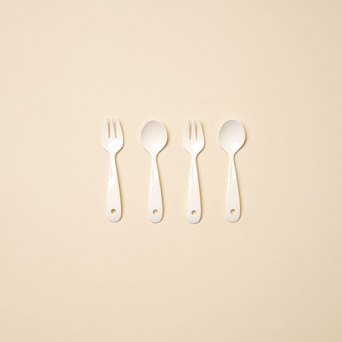 Japanese Enamel Bitty Serving Tools