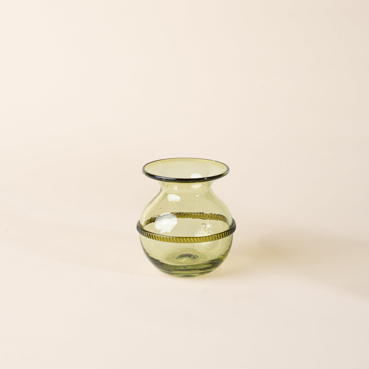 Banded Glass Vase