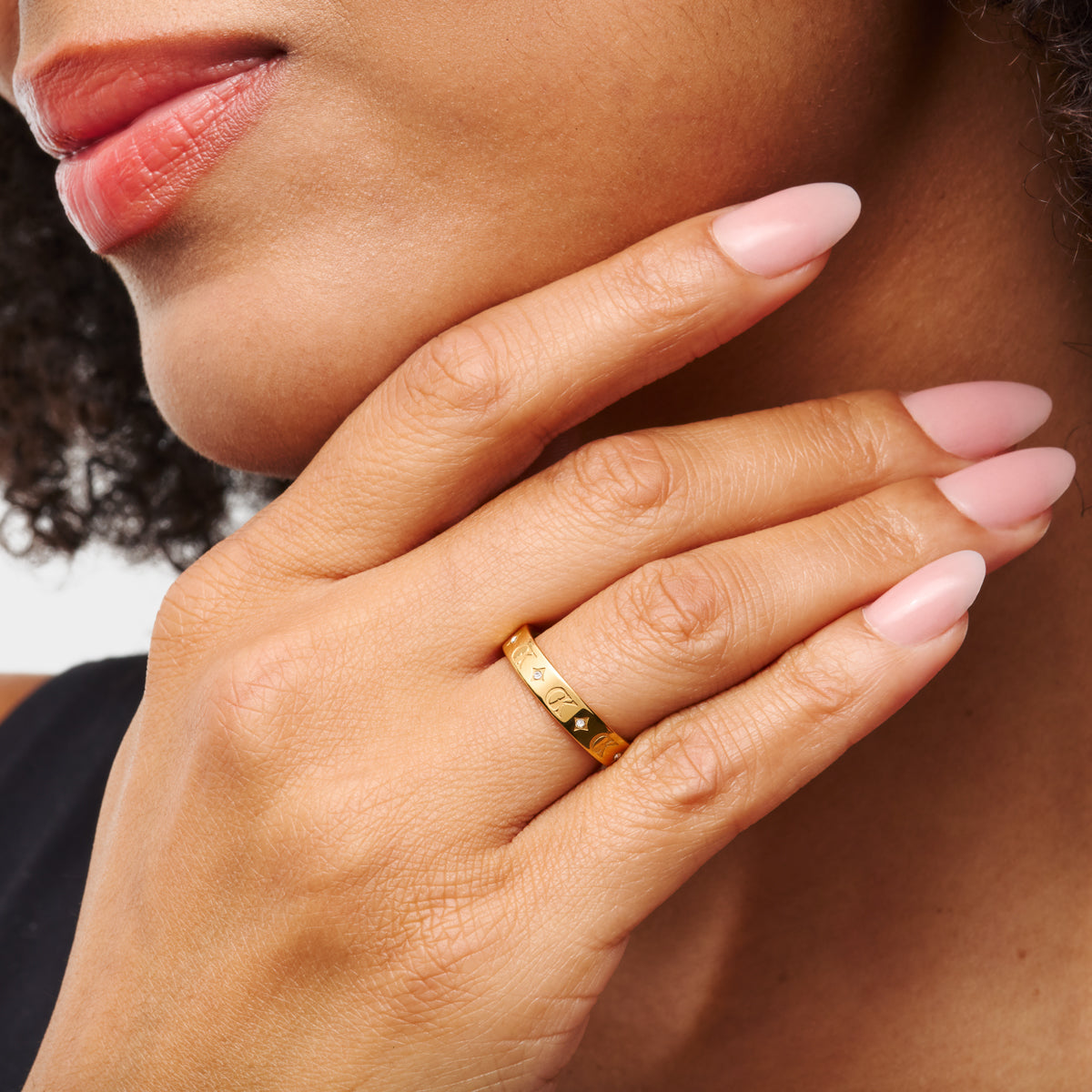 Own Way Monogram Ring (Gold)