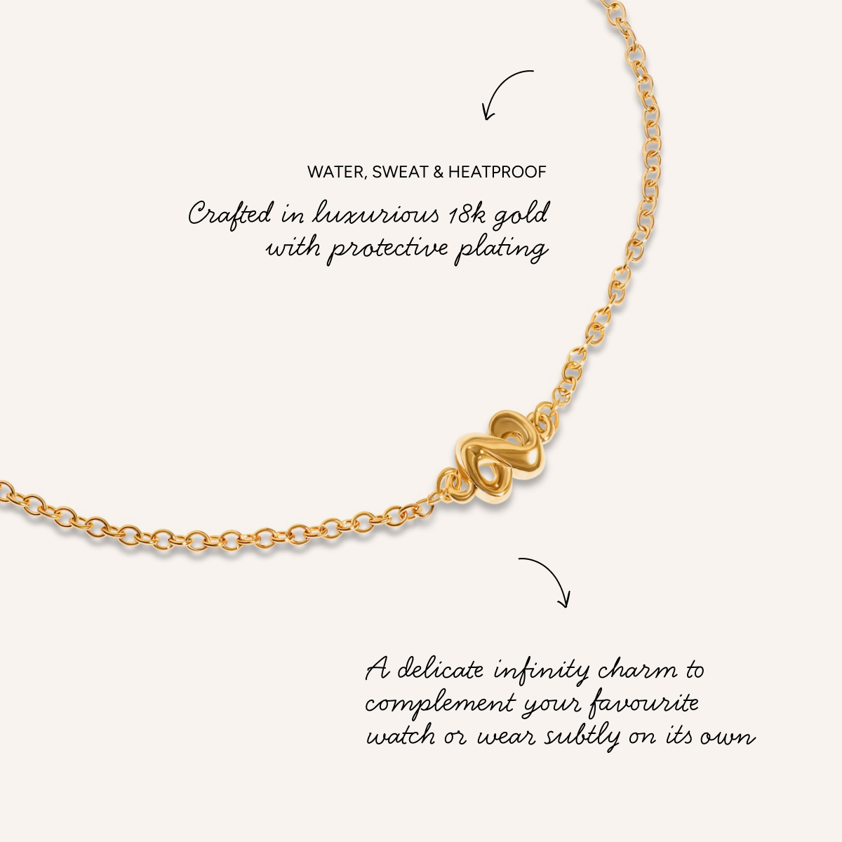 Made Mine Infinity Bracelet (Gold)