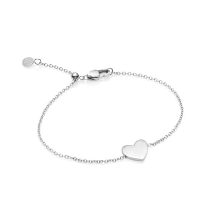 Made Mine Heart Bracelet (Silver)