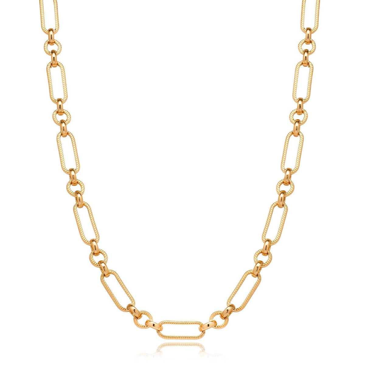 Floating Charm Cushion Locket Necklace (Gold)