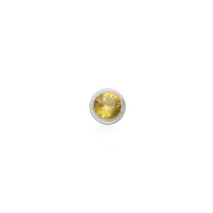 Custom Retro Birthstone (Silver)