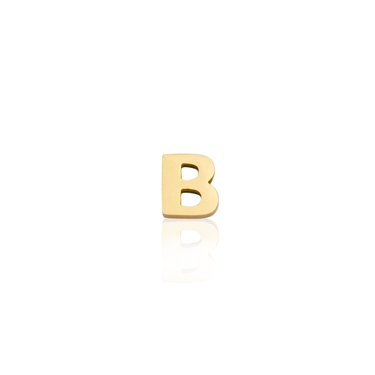 Mini Letter & Heart Birthstone Layered Necklace Set (Gold)
