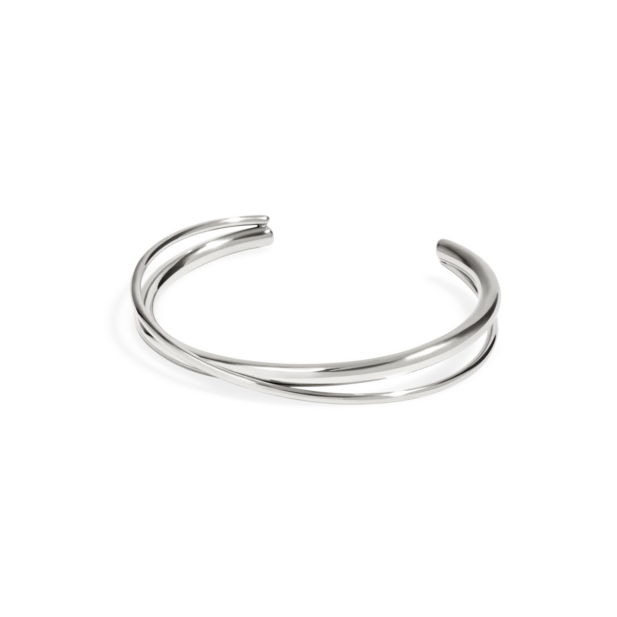 Crossover Bangle (Silver)