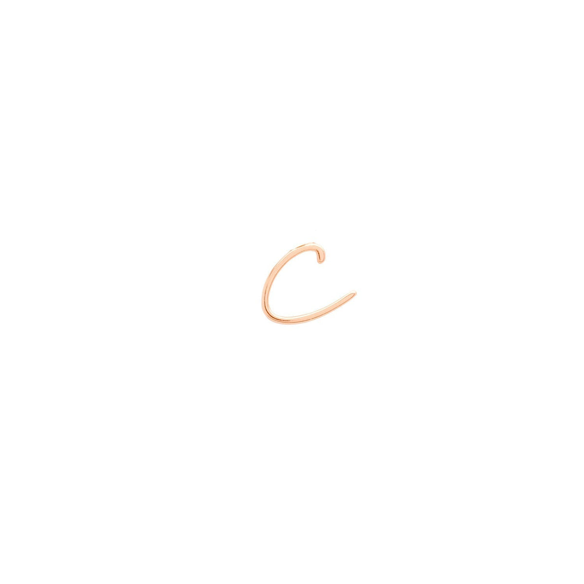 Made Mine Charms - Script Initial Charms (Rose Gold)