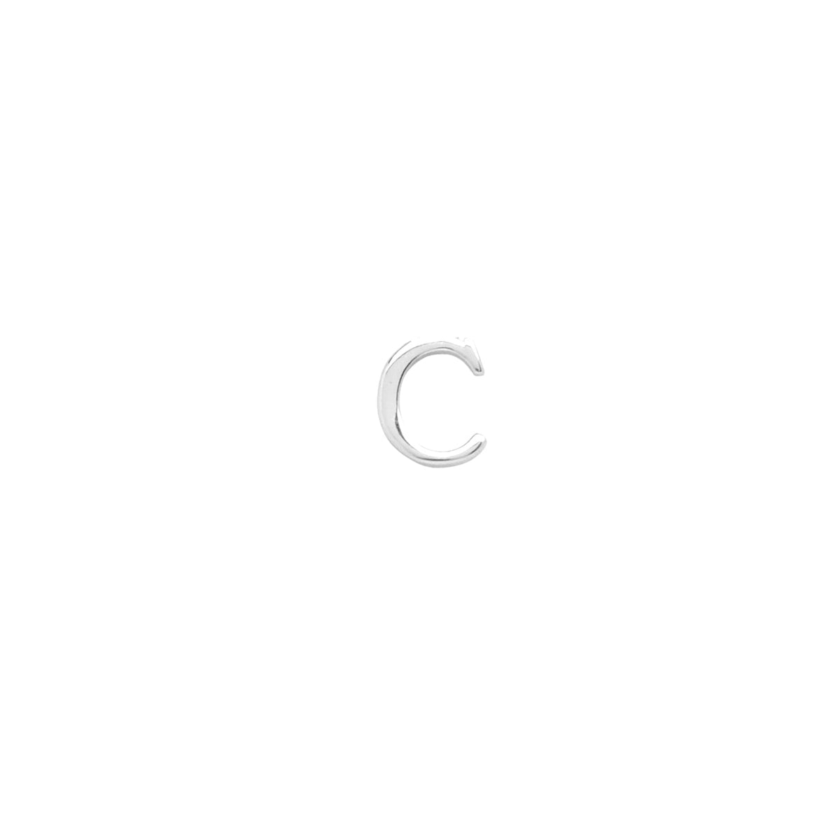 Made Mine Charms - Didot Initial Charm (Silver)