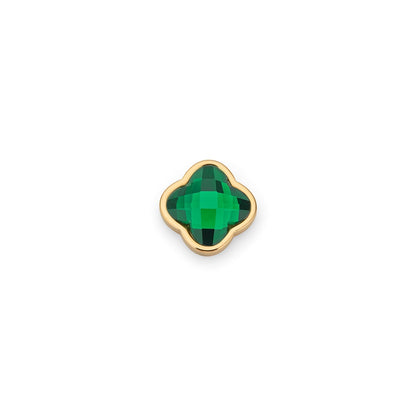 Clover Charms - Birthstone (Gold)