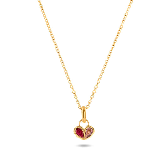 Harmony Heart Necklace (Gold)