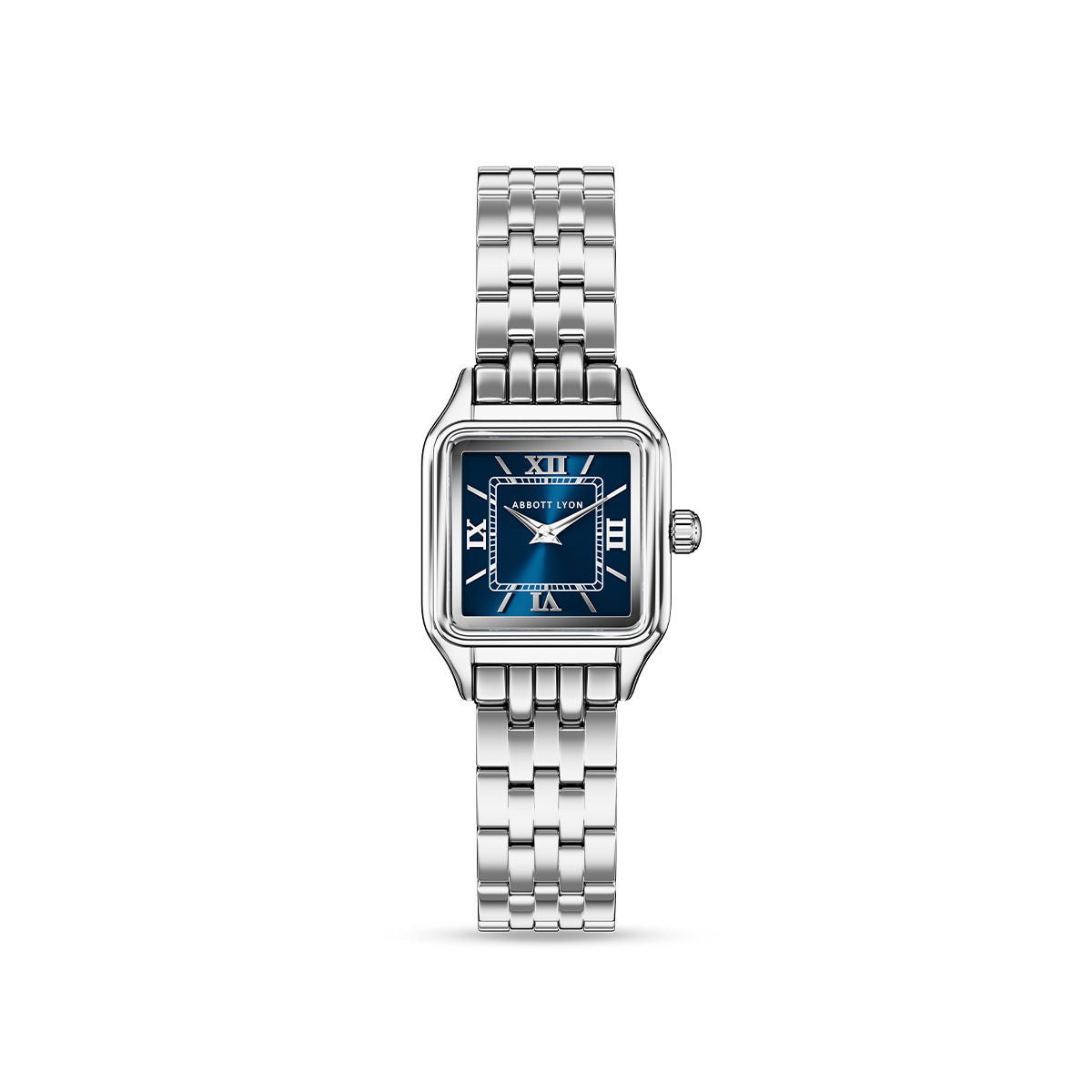 Essence 23mm Navy Watch (Silver)