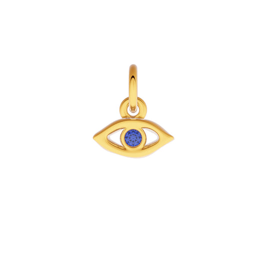 Made Mine Fine Charm - Molten Evil Eye (Gold)
