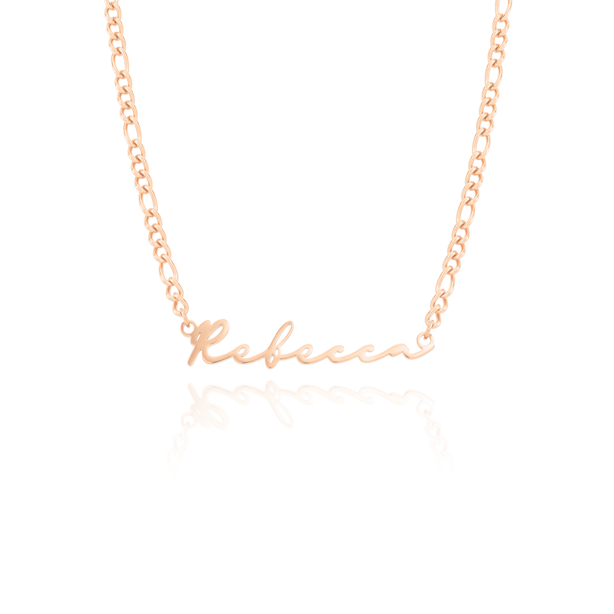 Signature Name Necklace - Rose Gold