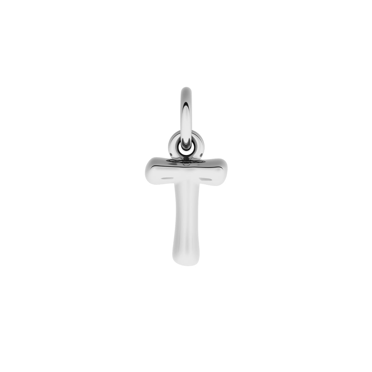 Made Mine Fine Charm - Molten Initial (Silver)