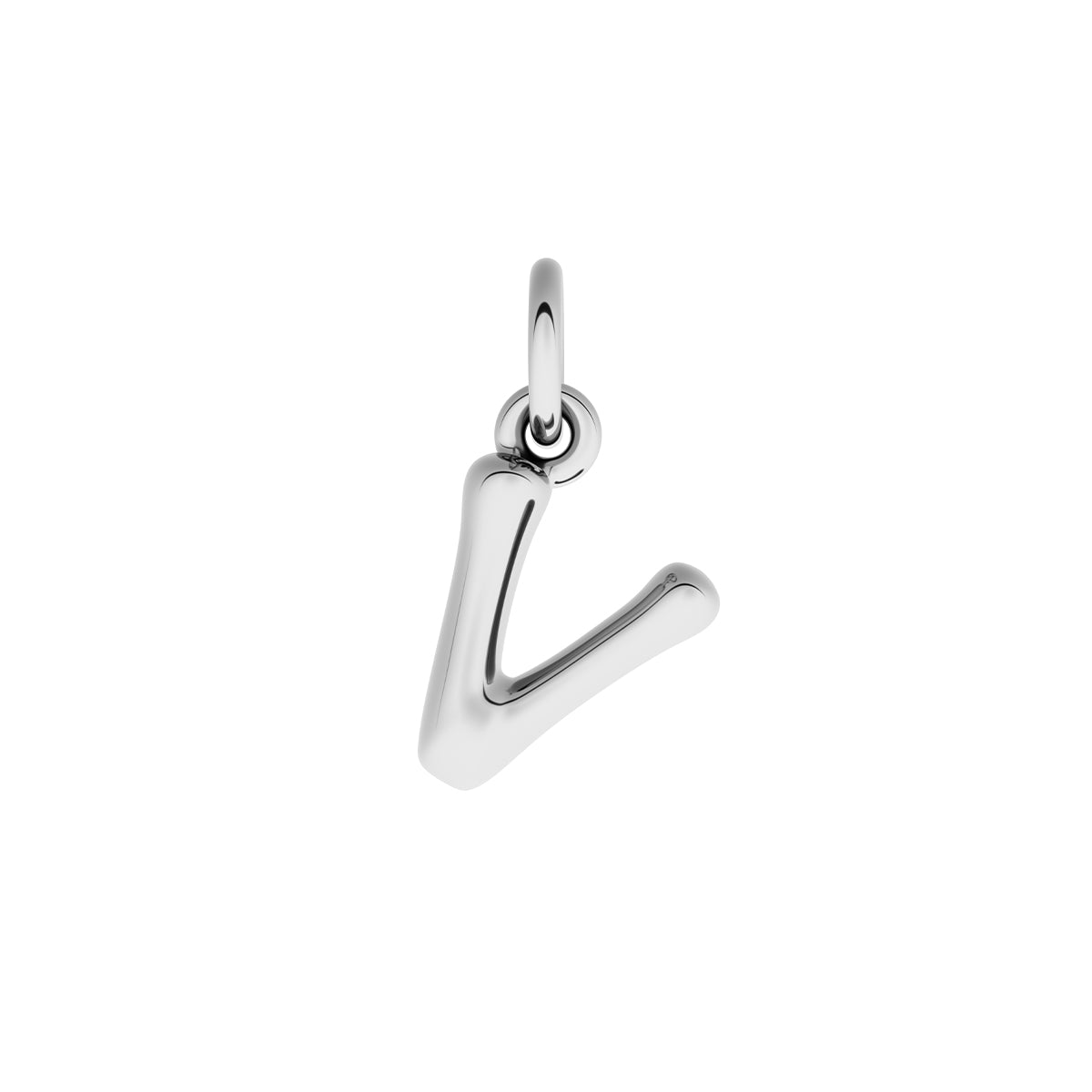 Made Mine Fine Charm - Molten Initial (Silver)